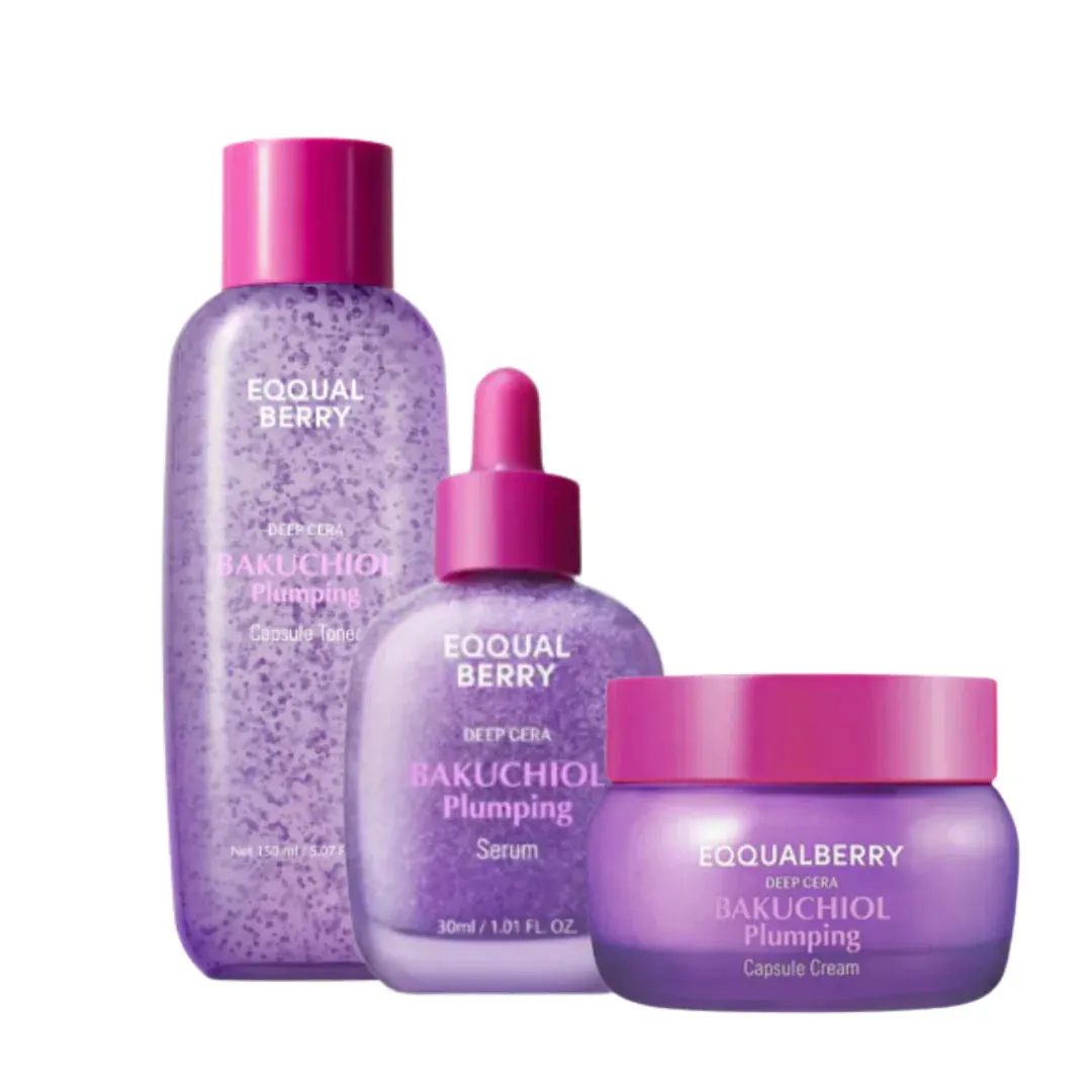 EQQUALBERRY Bakuchiol Plumping Capsule set