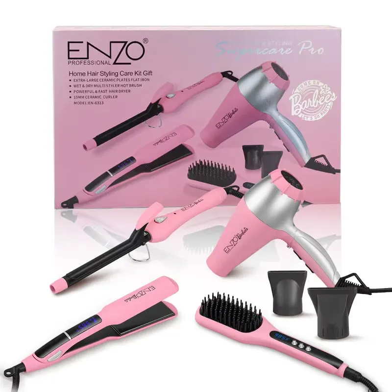 ENZO 4ino1 Hair Styler Set (pink)