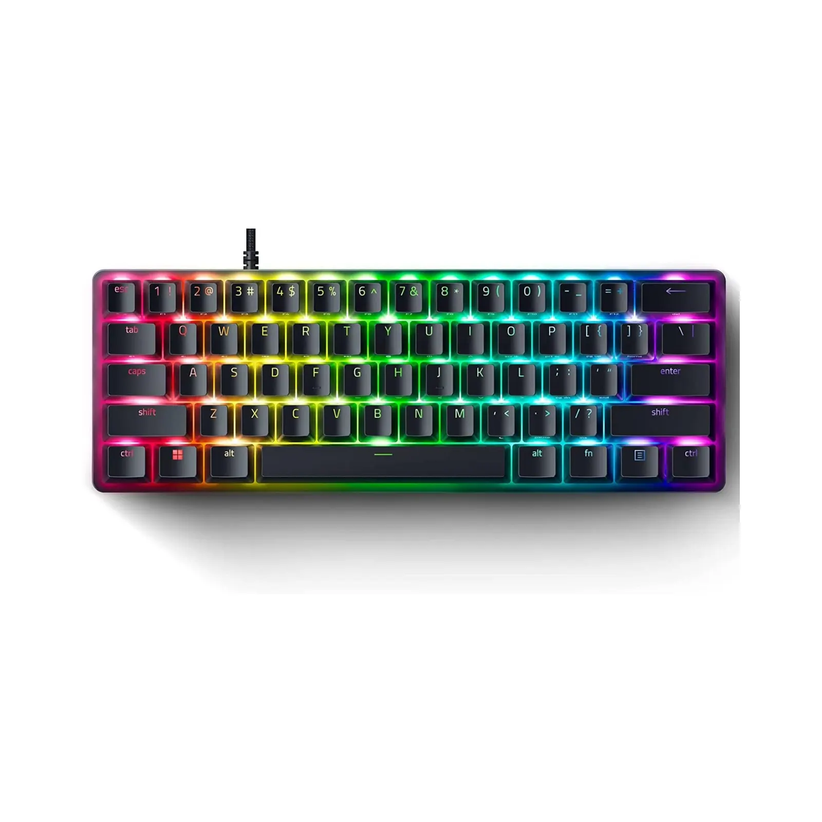 KEYBOARD RAZER HUNTSMAN MINI 60% LINEAR RED – BLACK