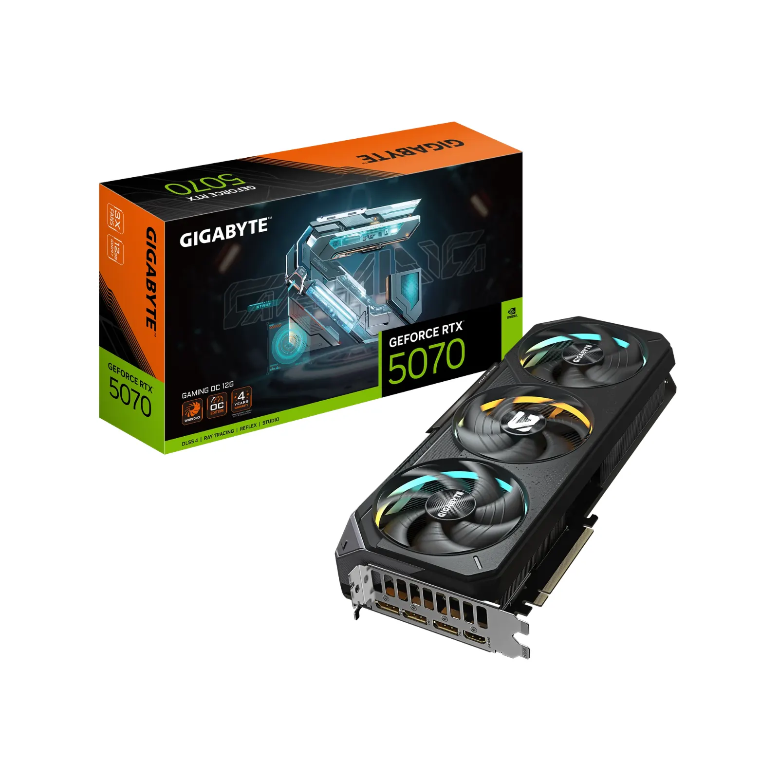 GPU GIGABYTE GEFORCE RTX5070 GAMING OC 12GB