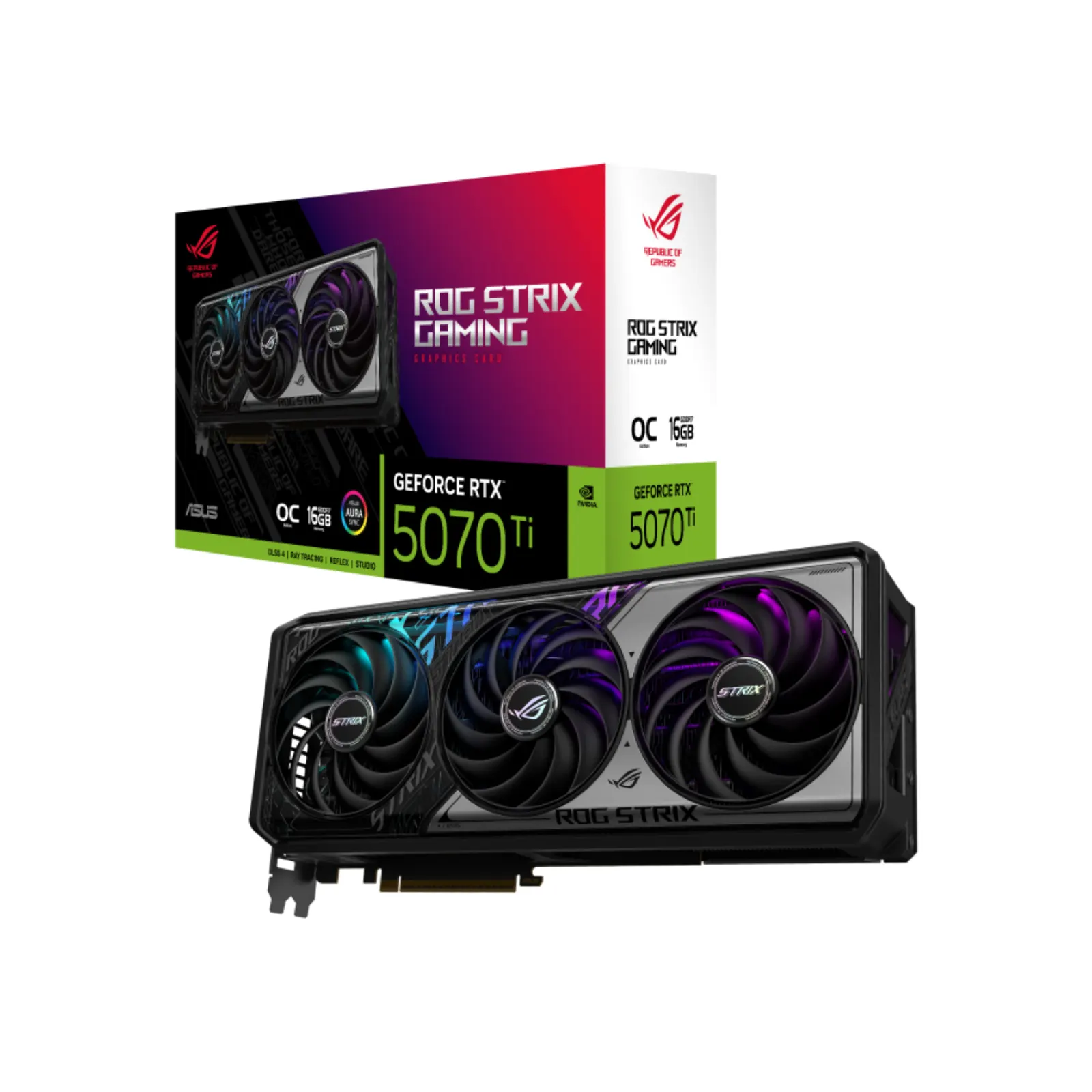 GPU ASUS ROG STRIX GAMING RTX5070TI OC 16GB BLACK