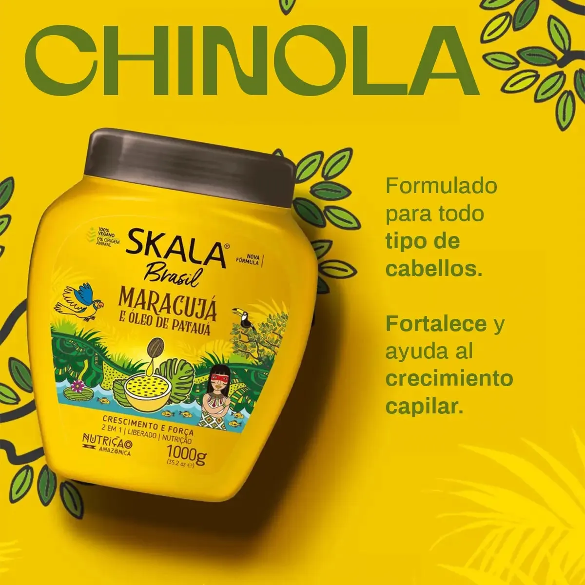 SKALA Maracujá Hair Treatment Cream 1000g كريم سكالا ماراكوجا لعلاج الشعر