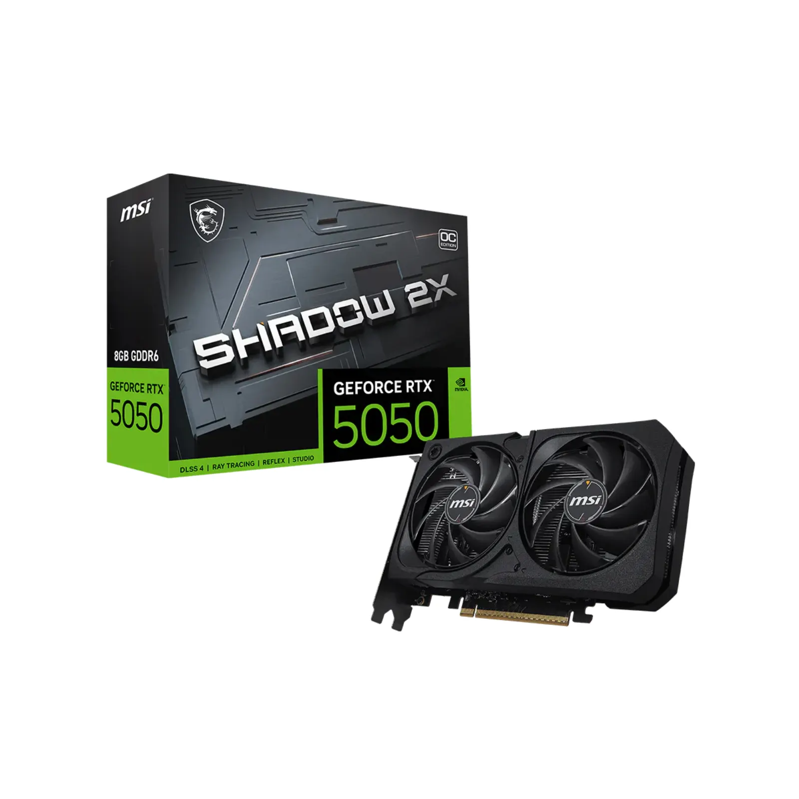 GPU MSI GEFORCE RTX5050-8G SHADOW 2X OC