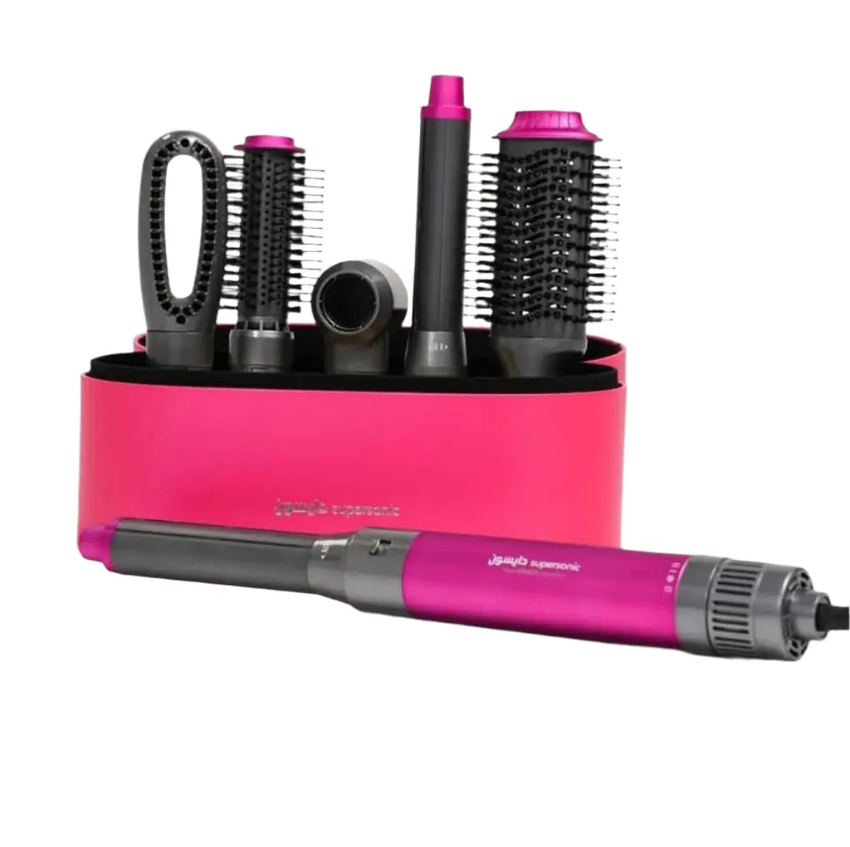 Enzo Set Air Styling & Drying 6 in 1, 1500Watts pink